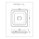 Потолочный светодиодный светильник MyFar Ceiling Button MR9001-CL