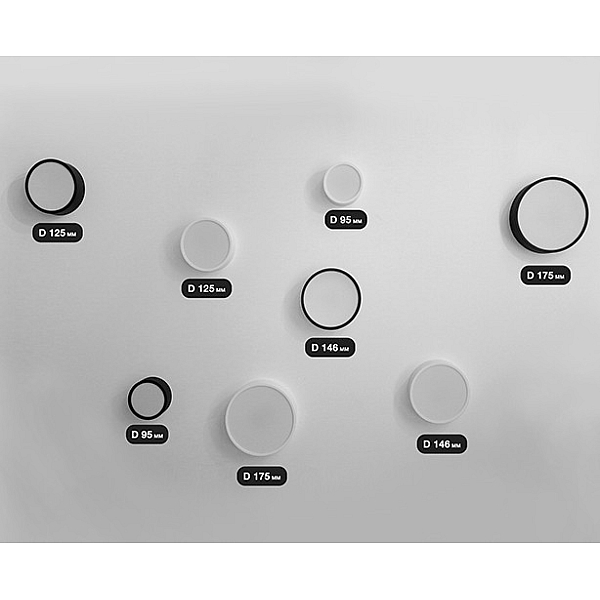 Потолочный светодиодный светильник Italline M04-525-125 white 4000K