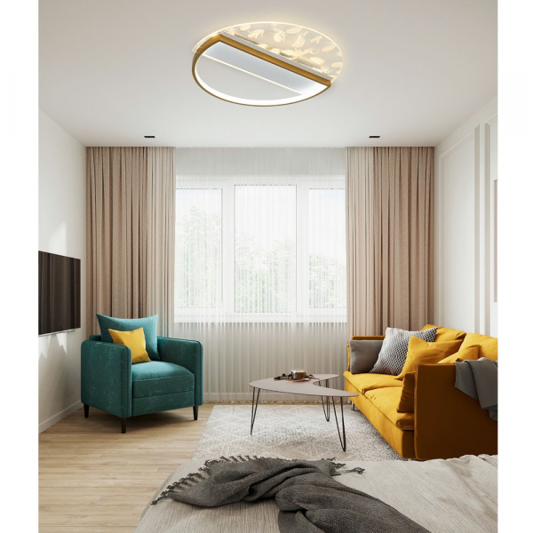 Потолочный светильник LED4U L1043-500 GD Потолочный светильник LED4U L1043-500 GD