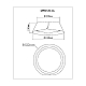 Потолочный светодиодный светильник MyFar Ceiling Cordelia MR9120-CL