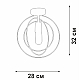 Потолочная люстра Vitaluce V3794-0/1PL