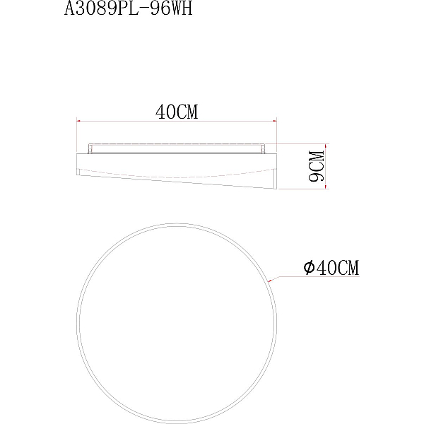 Потолочный светодиодный светильник Arte Lamp Wurren A3089PL-96WH