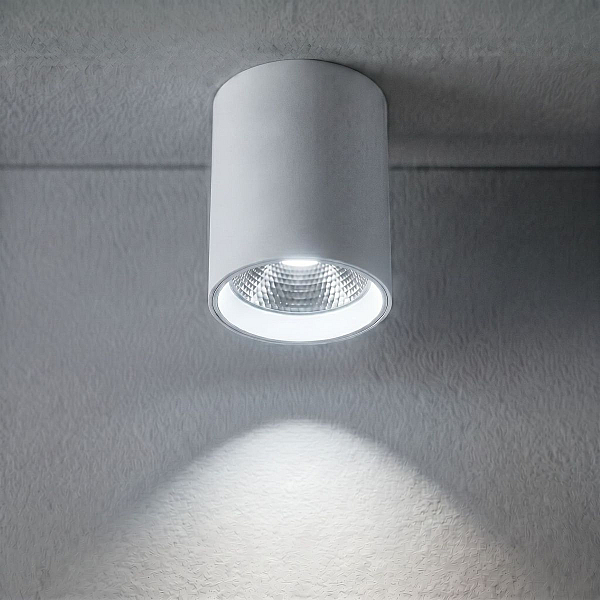 Потолочный светильник с переключателем цв. температуры Crystal Lux CLT 075C WH