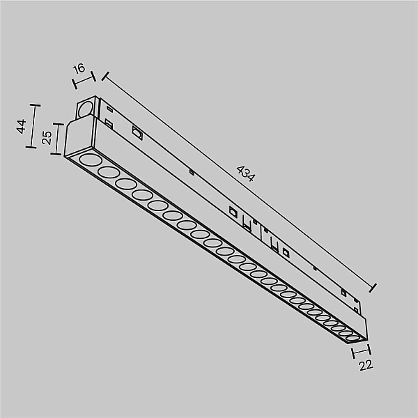 Трековый светильник Maytoni Technical Points TR031-4-24WTW-M-DSZ-W