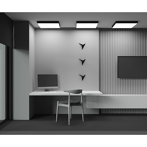 Потолочный светодиодный светильник Maytoni Technical Zon C032CL-90W4K-SQ-B
