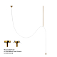 Потолочный светильник LOFT IT Thread 10388C Brass