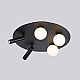 Потолочный светильник iLedex Telescope D4774-40 SBK