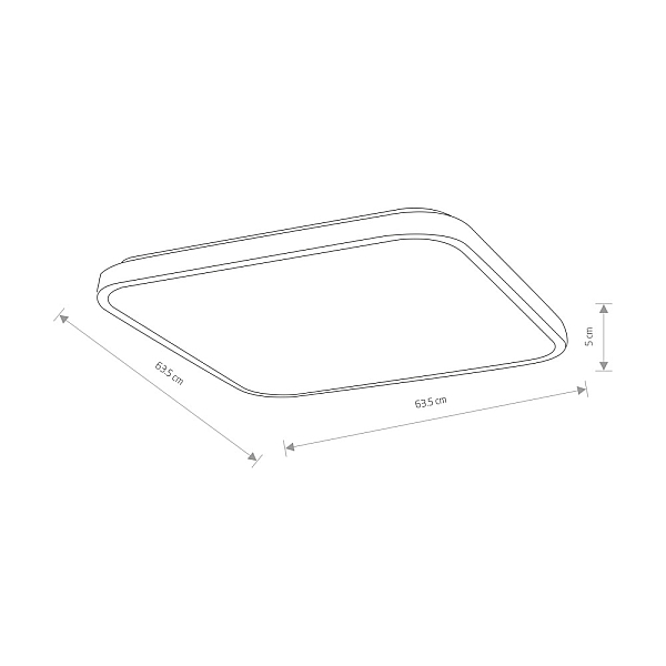 Потолочный cветильник Nowodvorski Agnes Square Led Pro Black 10987