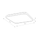Потолочный cветильник Nowodvorski Agnes Square Led Pro Black 10987