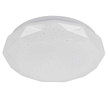 Потолочный светильник Эра Классик без ДУ SPB-6 WH 24W-6,5K Slim Sparkle