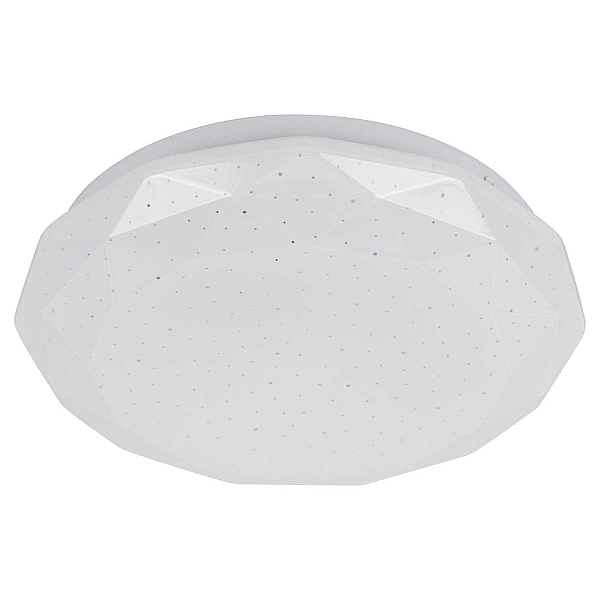 Светильник потолочный светодиодный ЭРА Классик без ДУ SPB-6 WH 24W-6,5K Slim Sparkle Б0069788