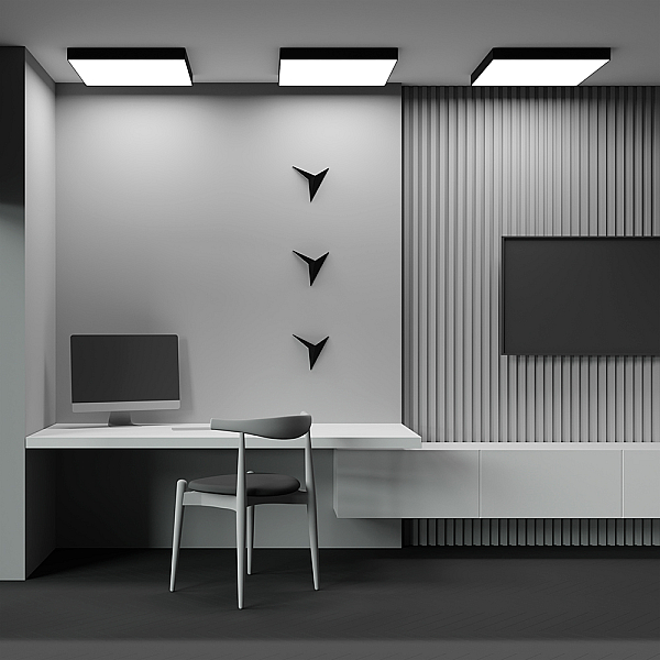 Потолочный светодиодный светильник Maytoni Technical Zon C032CL-90W4K-SQ-B