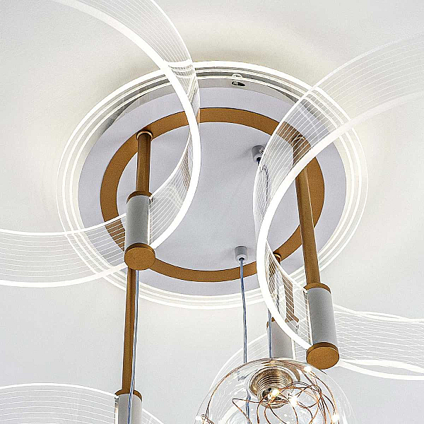 Потолочный cветильник LED4U L1040-750 WT