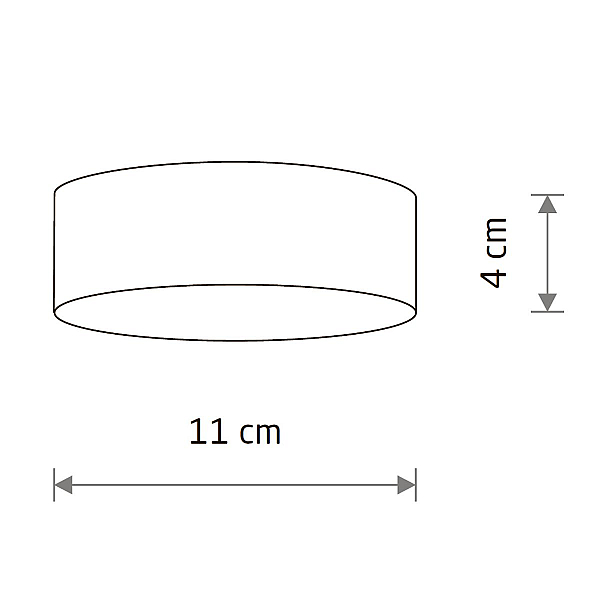 Потолочный cветильник Nowodvorski Lid Round Led White 10411