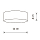 Потолочный cветильник Nowodvorski Lid Round Led White 10411