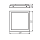 Потолочный светодиодный светильник Kanlux TYBIA M 25W-NW-SE GY 24646