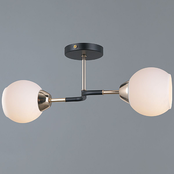 Потолочный светильник ILLUMICO IL0689-2CSQ-24 BK FGD LIBRA