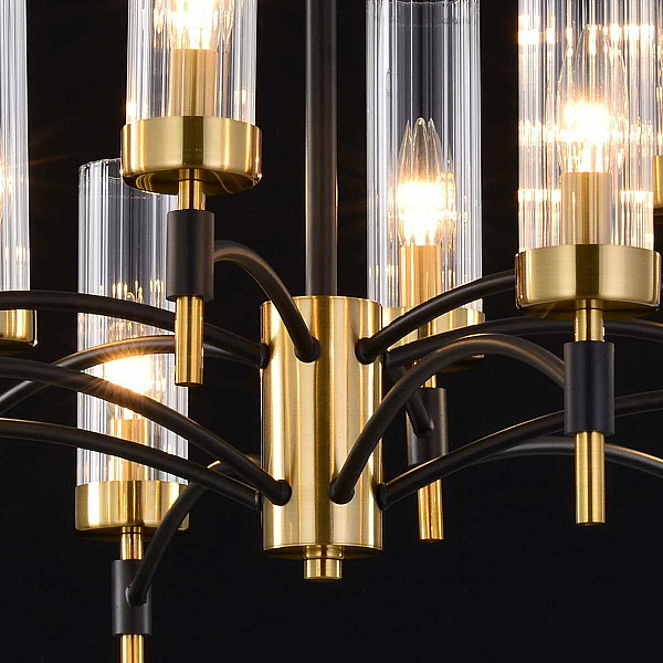 Потолочный светильник ILLUMICO IL5177-6+6PLS-29 BRASS TUBO