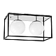 Потолочная люстра Lumina Deco Maldini LDC 8060-2 CHR+BK