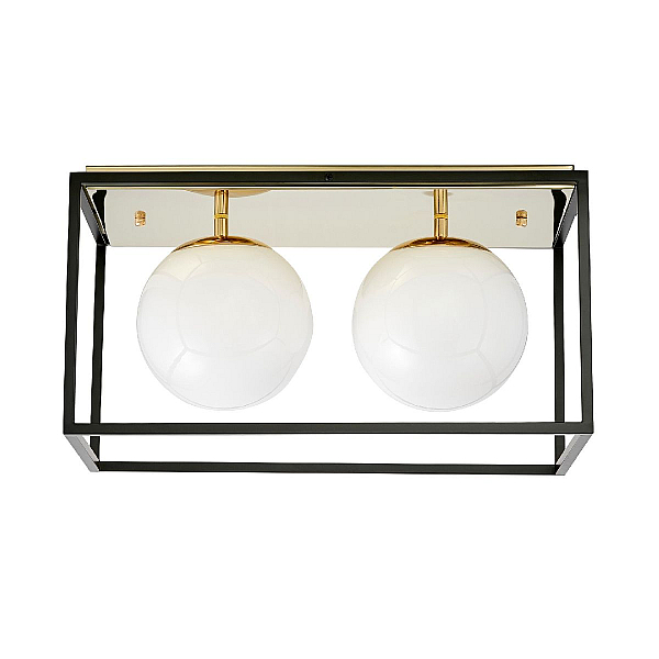 Потолочная люстра Lumina Deco Maldini LDC 8060-2 F.GD+BK