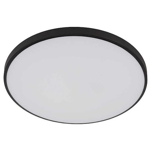 Светильник потолочный светодиодный ЭРА Классик без ДУ SPB-6 Slim Base BK 24W-5K 5000К Б0069771