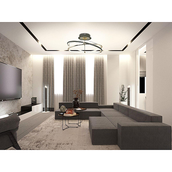 Потолочный светодиодный светильник Natali Kovaltseva Smart Нимбы High-Tech Led Lamps 82050