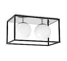 Потолочный светильник Lumina Deco Maldini LDC 8060-2 CHR+BK