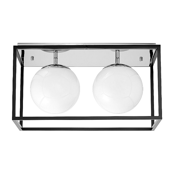Потолочная люстра Lumina Deco Maldini LDC 8060-2 CHR+BK