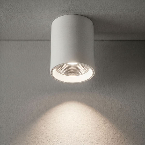 Потолочный светильник с переключателем цв. температуры Crystal Lux CLT 075C WH