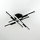 Потолочный светильник LED4U L5110-4 BK
