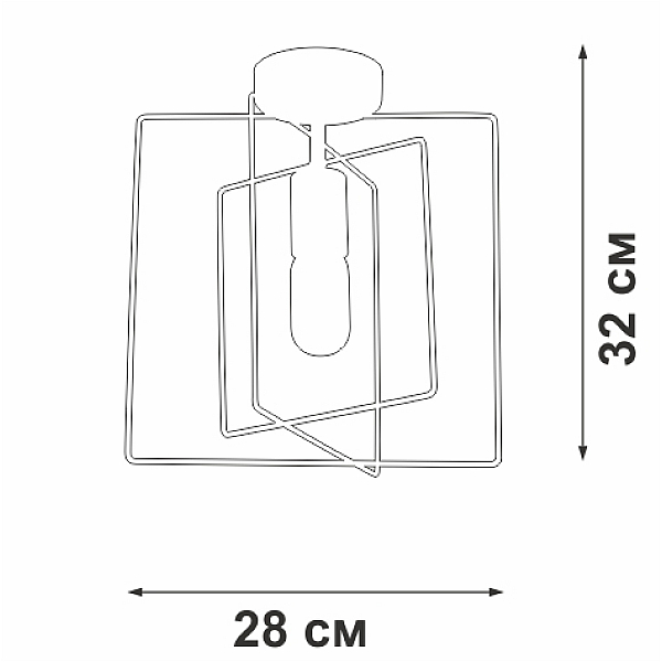 Потолочная люстра Vitaluce V3793-0/1PL