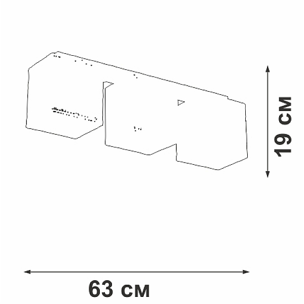 Потолочная люстра Vitaluce V2879-1/3PL