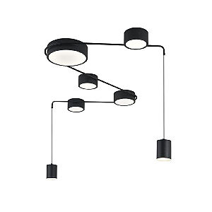 Потолочный светильник Indigo Modulo 14028/7С Black V000160L