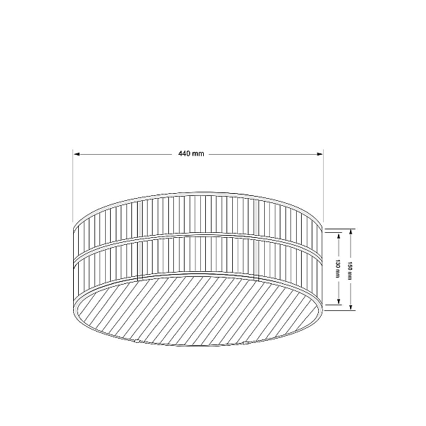 Потолочный светильник Kutek Lavone LAV-PLM-6(P)440-2