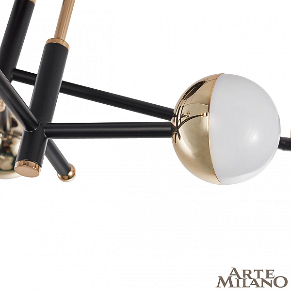 Потолочный светильник Arte Milano Ferrara 273299/6 BK/GD