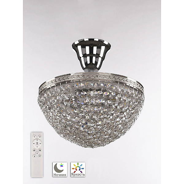 Потолочный светильник Bohemia Ivele Crystal 19321/25IV/LED-DIM Ni