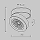 Потолочный светильник Maytoni Technical C022CL-12W3K-B-1