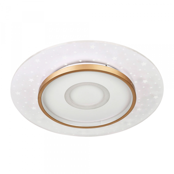Потолочный светильник LED4U L1027-500 WH-GD Потолочный светильник LED4U L1027-500 WH-GD