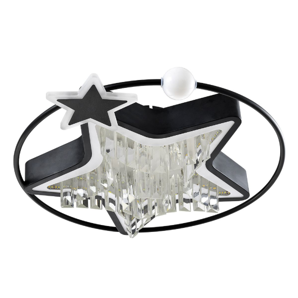 Потолочный светильник LED4U L8025-450 BK Потолочный светильник LED4U L8025-450 BK