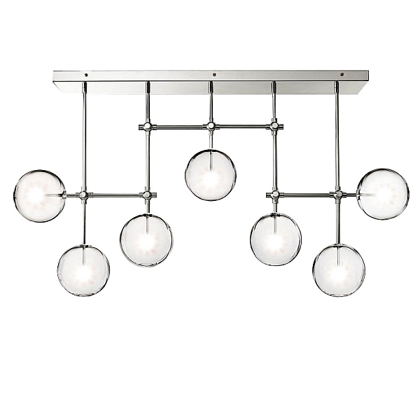 Потолочный светильник Delight Collection Globe Mobile KG0835P-7A chrome