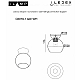 Потолочный светильник iLamp Mono C6079-1 GD+WH