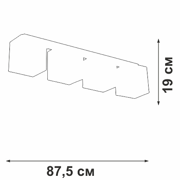 Потолочная люстра Vitaluce V2879-1/4PL