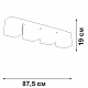 Потолочная люстра Vitaluce V2879-1/4PL