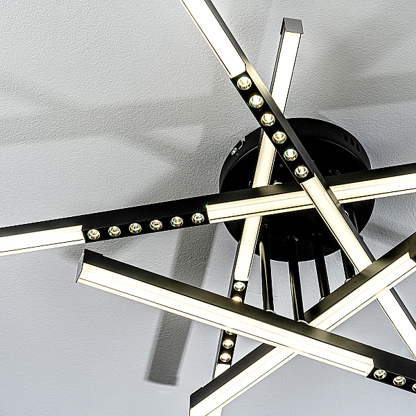 Потолочный светильник LED4U L5115-5 BK