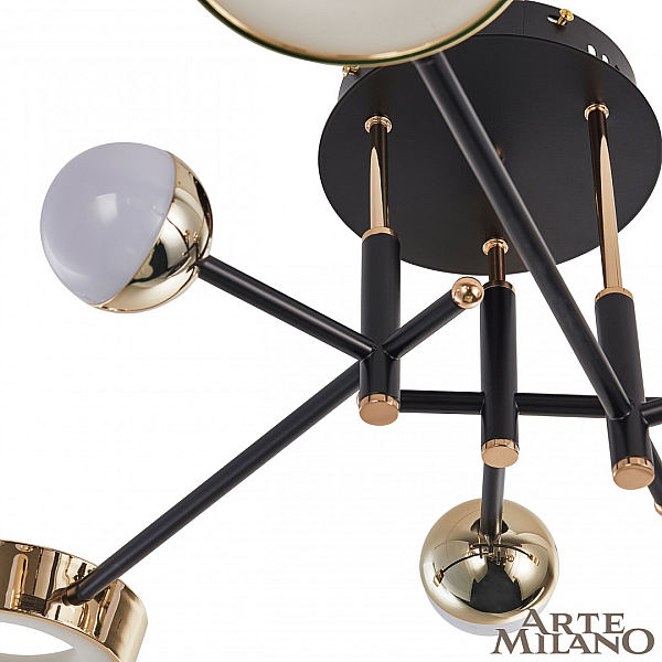 Потолочный светильник Arte Milano Ferrara 273299/6 BK/GD