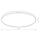 Потолочный cветильник Nowodvorski Agnes Round Led Pro White 10982