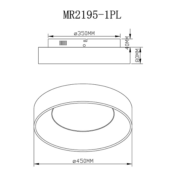 Потолочный светильник Myfar Shannon MR2195-1PL