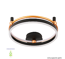 Потолочный светильник Crystal Lux FERNANDO PL48W LED BLACK/GOLD