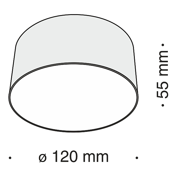 Потолочный светодиодный светильник Maytoni Technical Zon C032CL-L12W4K