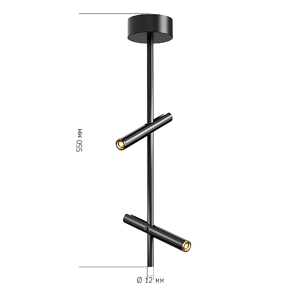 Подвесной светодиодный светильник ST Luce Lilt SL6210.403.02